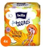 Bella Set 4 x 10 Absorbante Teens Ultra Energy