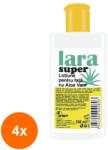 Farmec Set 4 x Lotiune pentru Fata Lara Super cu Aloe Vera, 150 ml