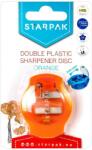 Starpak műanyag tartályos dupla hegyező DISC - narancs (471006)
