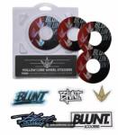 Blunt Scooters Blunt Wheel Stickers Hollowcore 110mm - Font - Font