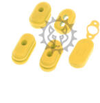  Vezeték gumitömítés szett (sárga, XIAOMI M365 PRO, PRO2)