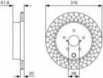 Bosch Disc frana BOSCH 0 986 479 V05 (0 986 479 V05) - automobilus