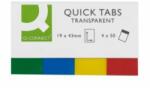 Q-CONNECT Semne de carte Q-CONNECT, folie, 25x45 mm, 4x40 coli