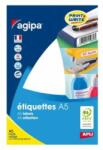 Agipa Etichete rotunde 15mm Agipa A5 albe