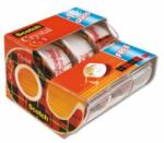 3M Bandă adezivă transparentă Scotch, 19 mm × 7, 5 m, 2 + 1 rolă, într-un dozator gratuit