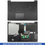  Billentyűzet Asus X553M X555L X555 X553 X551 K555 - Fekete palmrest 2