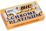 BIC Set lame de ras, 5 buc - Bic Chrome Platinum 5 x 5 szt