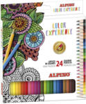 Alpino Creioane colorate, cutie carton, 24 culori/set, ALPINO Color Experience - Premium (MS-AL000247)