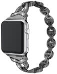 Apple Watch 38/40/41 mm Karkötő óraszíj design 3 fekete