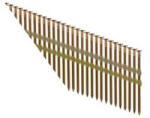 Milwaukee 3, 1 x 75 mm | 20° kerekfejű szeg 2000 db (4932479954)