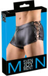 Svenjoyment - oldalt fűzős matt boxer (fekete) - szexshop