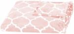 Springos marokkói lóhere mintás, meleg pléd, 150x200 cm - Rózsaszín (HA7171)