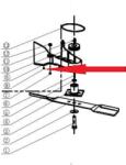 RURIS Surub autofiletant RURIS PSRX18-9, pentru masina de tuns iarba Ruris RX18 (PSRX18-9)