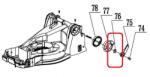 RURIS Saiba RURIS PSRXI2000-76, pentru masina electrica de tuns gazonul Ruris RXi2000 (PSRXI2000-76)