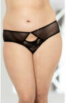 SoftLine hátul nyitott szexis fekete csipke francia bugyi XL EUR: 46-48