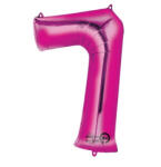 Grabo Balon folie cifra 7 roz 100 cm