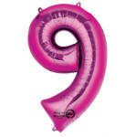 Grabo Balon folie cifra 9 roz 100 cm