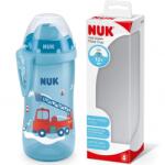 Nuk - Cana cu pai moale Flexi Cup 300ml, 12 luni+, Albastru Pompieri (NK_A375044)