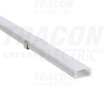 Tracon Alumínium profil LED szalagokhoz, lapos W=10mm, H=1m (LEDSZPS10)