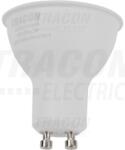 TRACON Műanyag házas SMD LED spot fényforrás SAMSUNG chippel 230V, 50Hz, GU10, 7W, 630lm, 4000K, 120°, SAMSUNG chip, EEI=F (SMDSGU107NW)
