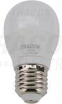 TRACON Gömb burájú LED fényforrás SAMSUNG chippel 230V, 50Hz, 8W, 3000K, E27, 710lm, 180°, G45, SAMSUNG chip, EEI=F (LGS458W)