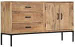vidaXL Servantă, 140x35x75 cm, lemn masiv de mango (249857) Comoda