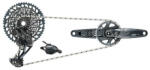 Sram GX Eagle Lunar 175 Boost DUB integrált tengelyes MTB hajtáslánc szett, 1x12, szürke