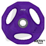 AktivSport Súlytárcsa Aktivsport 2, 5 kg kék (QRPL-115A_PURPLE_2,5 kg) - aktivsport Súlytárcsa