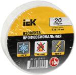IEK Banda izolatoare 0, 18x19 mm Alb 20 m (UIZ-20-10-K01)