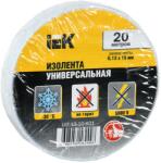 IEK Banda izolatoare 0, 13x15 mm Alb 20 m (UIZ-13-10-K01)