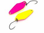 Nories Masukuroto Rooney 29mm 1.8g #002 kanál villantó (Fluo-Gelb / Pink) (NO-18-10175)