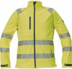 CERVA Fényvisszaverő softshell kabát SHELDON HV - Sárga | L (0301069370003)