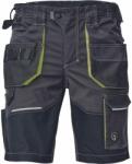 CERVA Pantaloni de lucru scurți bărbați SHELDON - Antracit / galbenă | 46 (03570031A1046)
