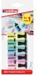 edding Set de evidențiatoare mini pastelate Edding 7/4S