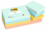 Post-it Blocnotes, 38x51 mm, 12x100 foi, 3M POSTIT "Beachside", diverse culori, 1200 coli