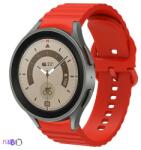 Samsung Galaxy Watch 4/5/5 Pro Prémium szilikon szíj Samsung Watch 4/5/5 Pro okosórához, Szín Piros