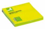 Q-CONNECT Bilet autoadeziv Q-CONNECT neon 76x76mm verde