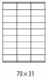 etibox Etichete universale 70x31mm Etibox A4 100 coli