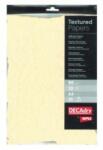 Agipa Hârtie pergament structurătă, culoare șampanie, margini neregulate, 95 g, 10 coli