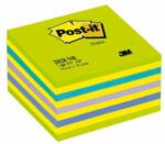 Post-it Bloc cub post-it 76x76 mix verde neon