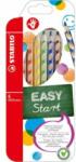 STABILO Creioane triunghiulare STABILO EASYcolors pentru dreptaci, 6 buc
