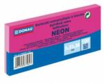 DONAU Bilet autoadeziv Donau neon 38x51 roz/3 buc