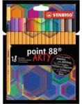 STABILO Set de 18 bucăți de grafie STABILO point 88 ARTY