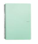 Karton PP Caiet spiralat PP PASTELINI A4/70 coli, verde