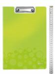 Leitz Placa cu clema Leitz WOW verde metalizat dizolvabila