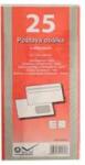 Harmanec-Kuvert Plic DL 110x220 mm autoadeziv, cu fereastră, 25 buc