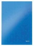Leitz Caiet Leitz WOW A4, 80 de coli, liniare, albastru