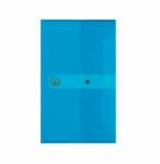 Herlitz Husa din plastic DL cu tijă Herlitz Easy Orga, albastru transparent