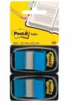 Post-it Semne de carte Post-it Index late 25, 4x43, 2 albastre 2 buc