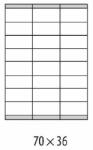 etibox Etichete universale 70x36mm Etibox A4 100 coli